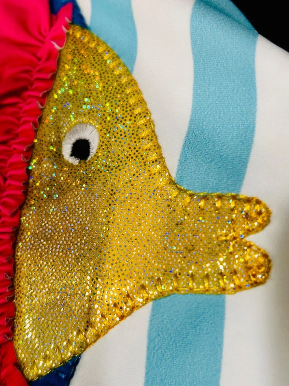 NWT Mud Pie Ruffle Fish Swimsuit in 3T
